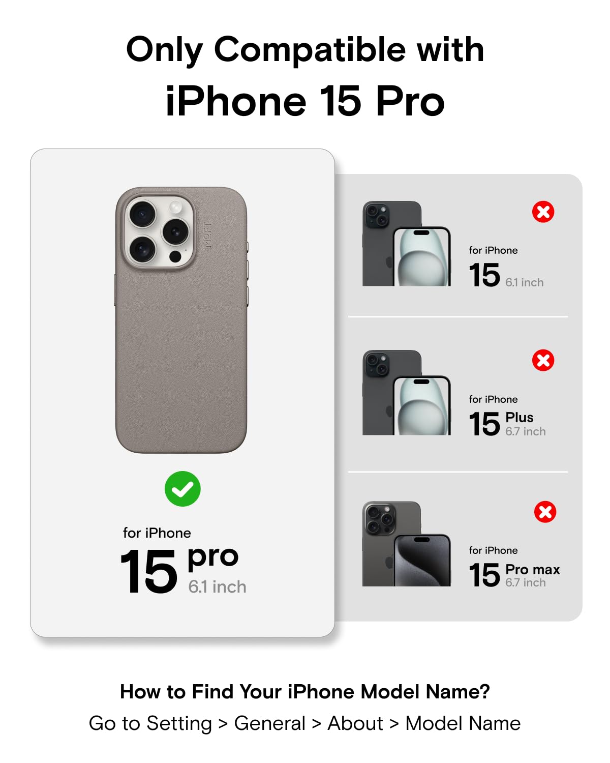 【特価】iPhone15 Pro 256GB ブラックチタニウム+MOFTケース 特価】iPhone15 Pro 256GB ブラックチタニウム+MOFTケース